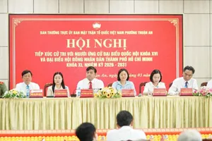 Tiếp xúc cử tri phường Thuận An (TPHCM): Tập trung tháo gỡ điểm nghẽn để phục vụ mục tiêu phát triển bền vững