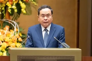 Chủ tịch Quốc hội, Chủ tịch Hội đồng Bầu cử quốc gia Trần Thanh Mẫn phát biểu khai mạc hội nghị