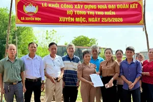 Xã Xuyên Mộc xây dựng, sửa chữa 10 căn nhà cho hộ khó khăn