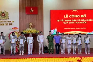 395 phạm nhân tại Trại giam Thủ Đức được đặc xá