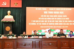 Bộ Quốc phòng phối hợp với Thành ủy TPHCM tổ chức hội thảo khoa học 