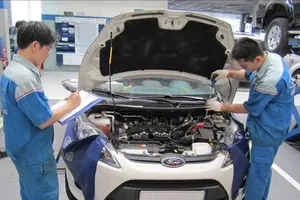 Trạm bảo dưỡng xe hơi của Ford. Ảnh minh họa