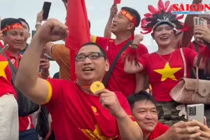 Sân Mỹ Đình "nóng" trước giờ G trận Việt Nam - Thái Lan