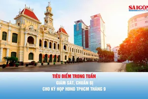 Tiêu điểm trong tuần: Chuẩn bị cho kỳ họp HĐND TPHCM tháng 9