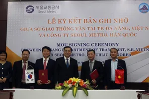 Ký kết Biên bản ghi nhớ giữa Sở GTVT Đà Nẵng với doanh nghiệp Hàn Quốc