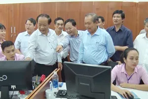 Phó Thủ tướng Trương Hòa Bình kiểm tra công tác cải cách hành chính tại Quảng Nam
