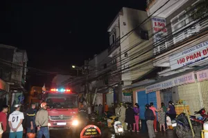 Quảng Nam: Cháy cửa hiệu buôn bán công cụ đánh cá