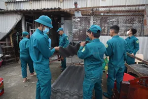 Long An: Hỗ trợ người dân khắc phục thiệt hại do mưa lớn và dông lốc