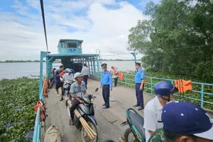 Long An: Thanh, kiểm tra tất cả bến phà liên tỉnh và nội tỉnh 
