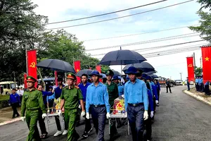 Tây Ninh: Tổ chức lễ truy điệu và an táng 156 hài cốt liệt sĩ hy sinh trên nước bạn Campuchia