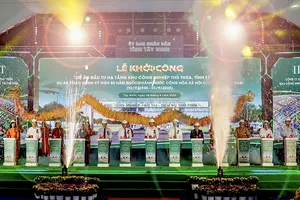 Khởi công dự án khu công nghiệp có vốn đầu tư gần 3.000 tỷ đồng tại Tây Ninh