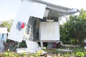 Bờ sông Tiền tiếp tục sạt lở, 20 hộ dân ở Đồng Tháp bị ảnh hưởng