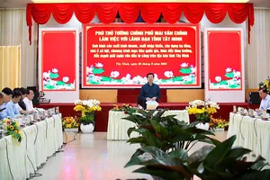 Phó Thủ tướng Mai Văn Chính: Tây Ninh cần nỗ lực phấn đấu đạt tăng trưởng 10% trong năm 2025