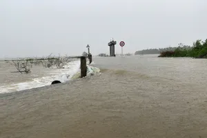 Quảng Bình: Mưa lớn khiến nhiều nơi ngập lụt