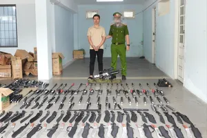 Đối tượng Huỳnh Trọng Hiệp bị bắt giữ. Ảnh: CACC