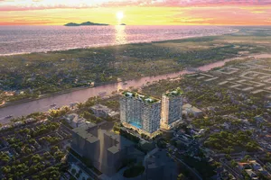 Dự án Regal Complex nằm ngay bên dòng sông Cổ Cò, trực diện là biển, bao quanh là khu resort, khách sạn 5 sao, bệnh viện, trường học quốc tế