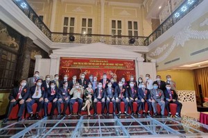 西河九龍堂林氏大宗祠第廿二屆理監事就職典禮合影。