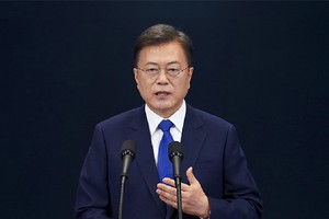 韓國總統文在寅。圖源：互聯網