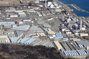 圖為東京電力公司福島第一核電站。（共同社）