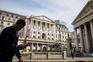 英國中央銀行英格蘭銀行。