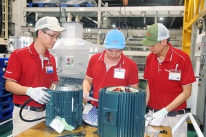 在同奈省投資的一家FDI企業在生產電力設備。