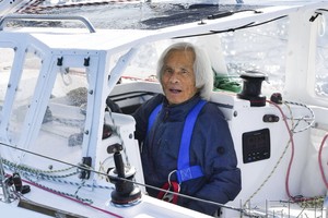 日本海洋冒險家堀江謙一。