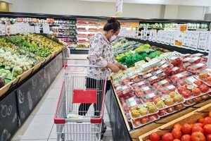 多家超市已開始轉用環保尼龍袋。