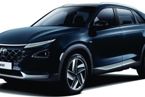 現代氫燃料電池車NEXO。