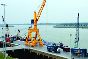 柬埔寨貿易港口。