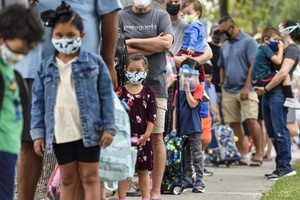 自新冠疫情暴發以來，美國已有超過1360萬名兒童確診感染新冠病毒。圖源：互聯網