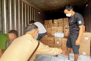 安江省查獲 16 噸來歷不詳豬肉