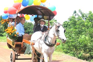 遊客體驗 2022 年“古芝友善、平靜與情義之地”旅遊計劃。