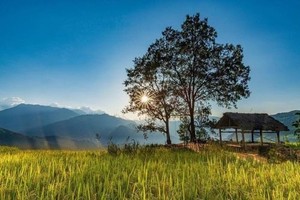 轉天擁有美麗景色和休閒空間的公園。