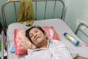 劉儀妹阿姨正在醫院接受治療。