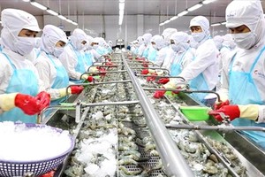 越南打造成全球10大水產品加工中心的目標。