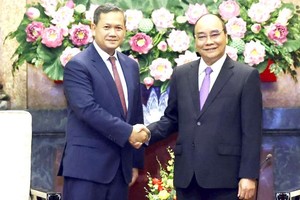 越柬將永遠團結互助