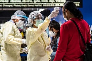 機場的溫度掃描有助於防止新冠疫情的傳播。