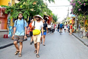 國際遊客本月抵達越南為48萬6400人次。