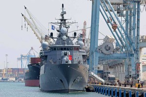 土軍艦首次停靠以色列港口