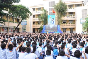 圖為第一郡陳興道小學校園場景一瞥。（示意圖：互聯網）