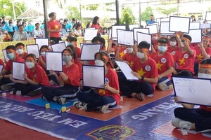 “我愛故鄉海洋與海島”比賽現場。（圖：CTV）