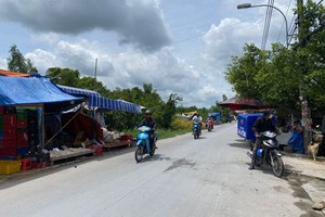 按規定，項目若已列入年度土地使用計劃，而三年後仍未實施，則要取消。圖中：平政縣一個項目因遇上補償羈絆，而二十多年未能完成。