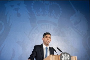 英首相发表今年重要政策演讲。