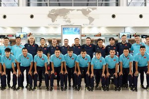 越南队启程参加明年亚足联５人制预选赛