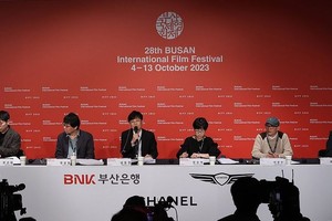 在釜山海云台KNN剧场，第28届釜山国际电影节主办方举行记者会总结为期十天的活动情况。