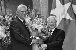 古巴为阮富仲总书记举行国葬