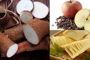 木薯、竹笋和苹果籽潜伏氰化物中毒风险。