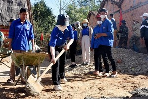 基层干部、党员为建设新农村作出贡献。