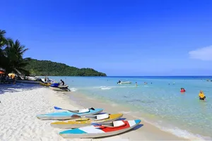 Một góc Khu du lịch Bãi Sao, Phú Quốc. Ảnh: HIỀN TRANG