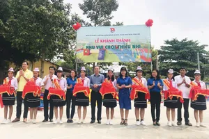 Khánh thành khu vui chơi trẻ em tại xã Phan, huyện Dương Minh Châu